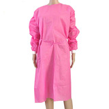 Isolation gown rose pink 0